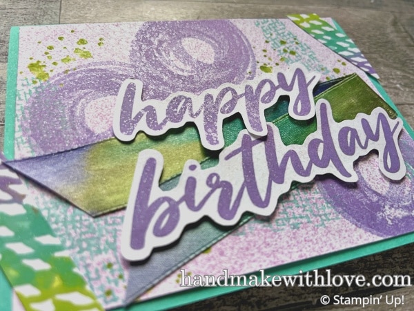 Click to see several simple ideas to use water spritzing techniques for card making. These cards are bright, bold, and tons of fun!