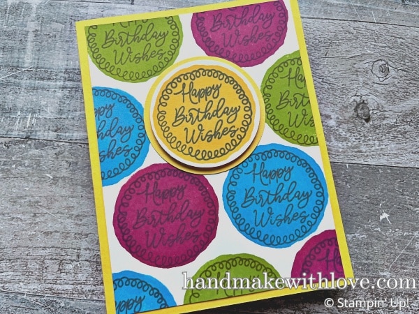 Click to see several fun and unique ideas for using your basic shape punches on your card projects! Circle punches, tags, squares, and other basic shapes are perfect for these techniques that I'm sharing with the Stampin Up Circle Sayings bundle.