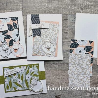 Stampin Up Woolly Friends & Multiple Cards From One Design!