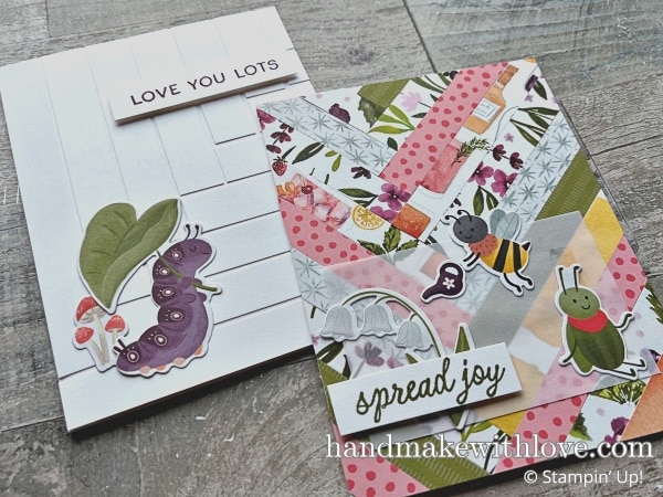 Stampin Up Sweet Bugs & Paper Scrap Card Ideas