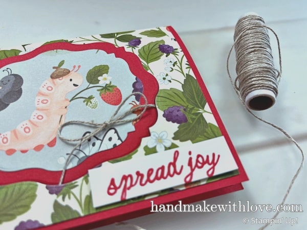 Two Tricks For Using Twine On Cards