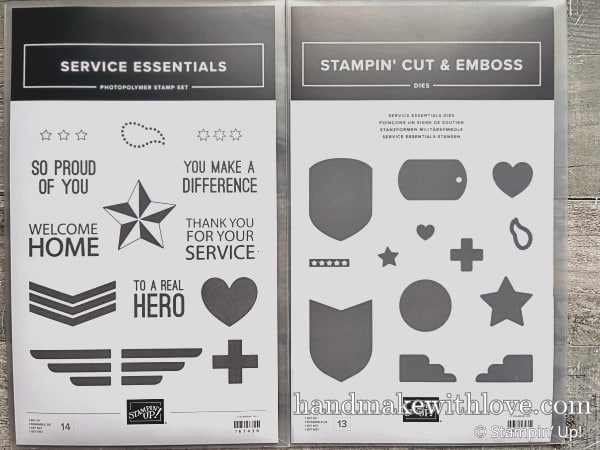 Stampin Up Service Essentials Bundle For Our Service Men & Women!