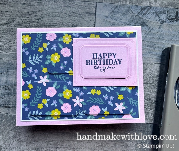 Click to see four simple card designs that can be created with any of the paper punches in your card making collection! Samples feature the Stampin Up Exciting Times bundle.