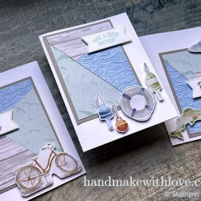 Stampin’ Up! Waterside Retreat & A Quick Scrap Card