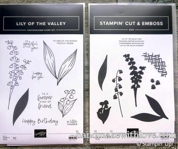 Take a look at these new techniques for me using white core cardstock and the Stampin Up Lily of the Valley bundle!