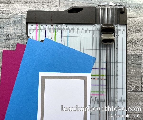 Learn how to cut card bases and mats without even doing any measuring! It will save you time and tons of headache! 