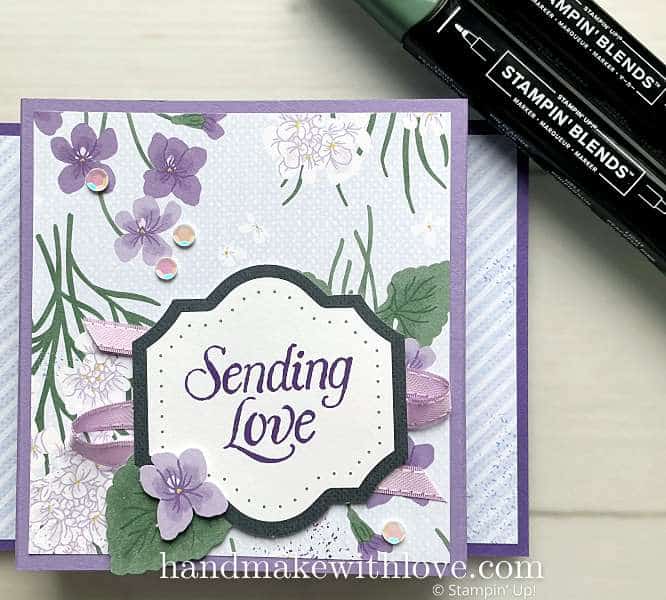 Destash your paper collection with these fun ideas for personalizing your paper prints and using them on gorgeous projects! Samples feature Stampin' Up Violet Dreams bundle. 