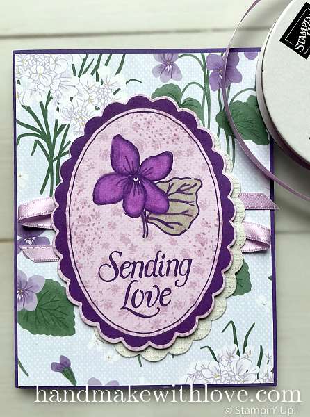 Destash your paper collection with these fun ideas for personalizing your paper prints and using them on gorgeous projects! Samples feature Stampin' Up Violet Dreams bundle. 