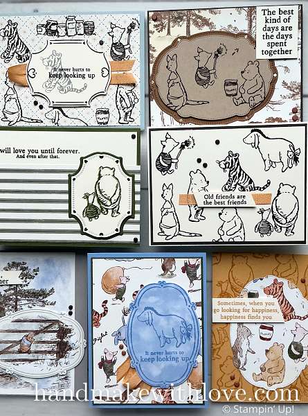 Let's do some KISS card making! Keep It Simple Stampers! Quick cards featuring the Stampin' Up! Silly Old Bear bundle.